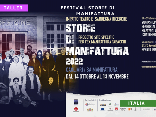 Participación en Festival Storie di Manifattura. Italia
